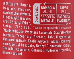 Дезодорант-спрей для тіла - Borotalco Intensivo Talco a Cristalli Attivi 72H Deo Spray — фото N2