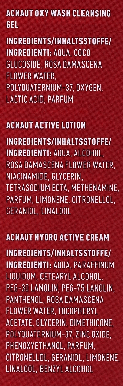 Набір - Biotrade Acnaut 3 Steps Against Imperfections (wash/gel/50ml + f/lot/20ml + f/cr/20ml) — фото N3