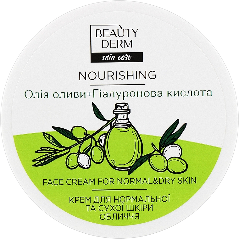 Крем для нормальной и сухой кожи лица - Beauty Derm Nourishing — фото N1