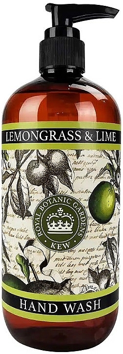 Жидкое мыло для рук "Лемонграсс и лайм" - The English Soap Company Kew Gardens Lemongrass & Lime Hand Wash — фото N1