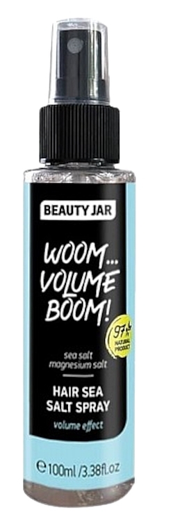 Сольовий спрей для волосся - Beauty Jar Woom Volume Boom! Hair Sea Salt Spray — фото N1