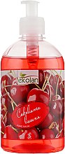 Жидкое мыло "Сочная вишня" с дозатором - Ekolan — фото N1