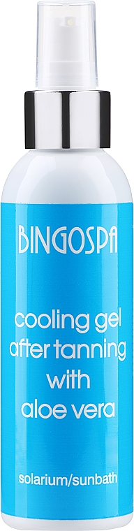 Охолоджувальний гель після засмаги, з алоє - BingoSpa Cooling Gel After Tanning With Aloe Vera — фото N1