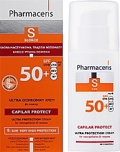 Сонцезахисний крем для обличчя - Pharmaceris S Capilar & Sun Protect Cream SPF50 — фото N2