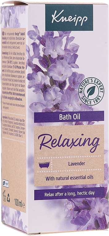 Масло для ванны с лавандой - Kneipp Lavender Bath Oil — фото N1