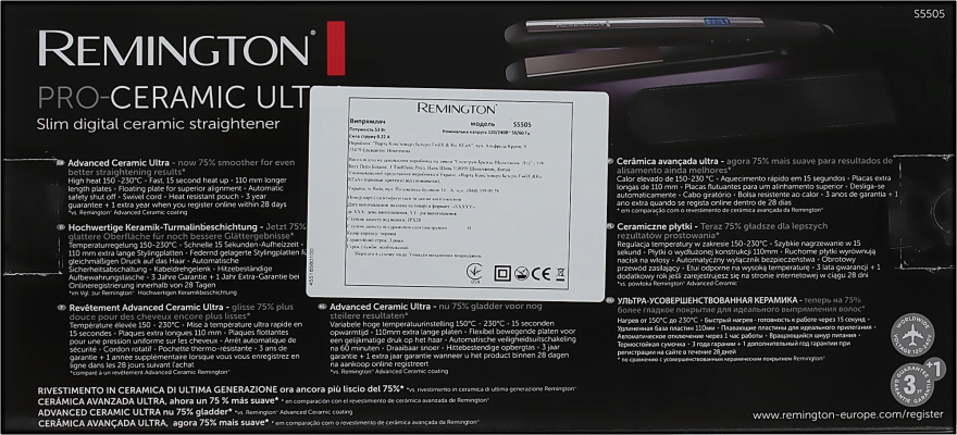 Выпрямитель для волос - Remington S5505 Pro-Ceramic Ultra — фото N4