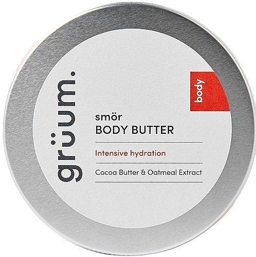 Масло для увлажнения кожи тела - Gruum Smor Body Butter Intensive Hydration — фото N1