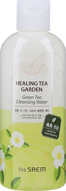 Вода очищающая с экстрактом зеленого чая - The Saem Healing Tea Garden Green Tea Cleansing Water