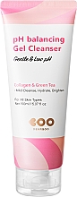 Очищувальний гель вирівнювальний - Dearboo pH Balansing Gel Cleanser Collagen & Green Tea — фото N1