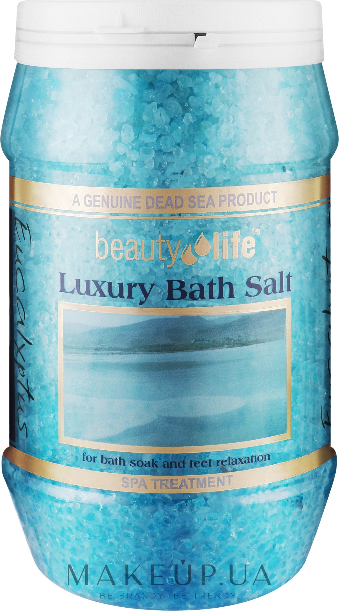 Сіль Мертвого моря для ванн "Евкаліпт" - Aroma Dead Sea Luxury Bath Salt Eucaliptus — фото 1300g