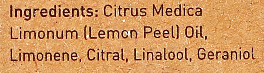 Эфирное масло "Лимон" - Apivita Aromatherapy Organic Lemon Oil — фото N4