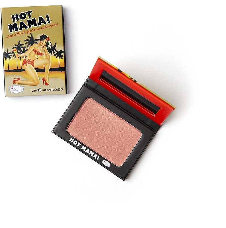 Тени для век и румяна 2 в 1 - theBalm Hot Mama! Shadow/Blush — фото N2