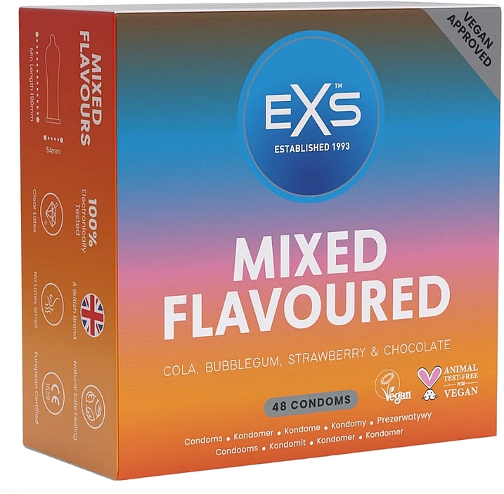Презервативи - EXS Mixed Flavour Condoms — фото N2