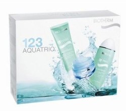 Духи, Парфюмерия, косметика Набор - Biotherm Aquatrio (cleanser/20ml + lotion/30ml + gel/20ml)