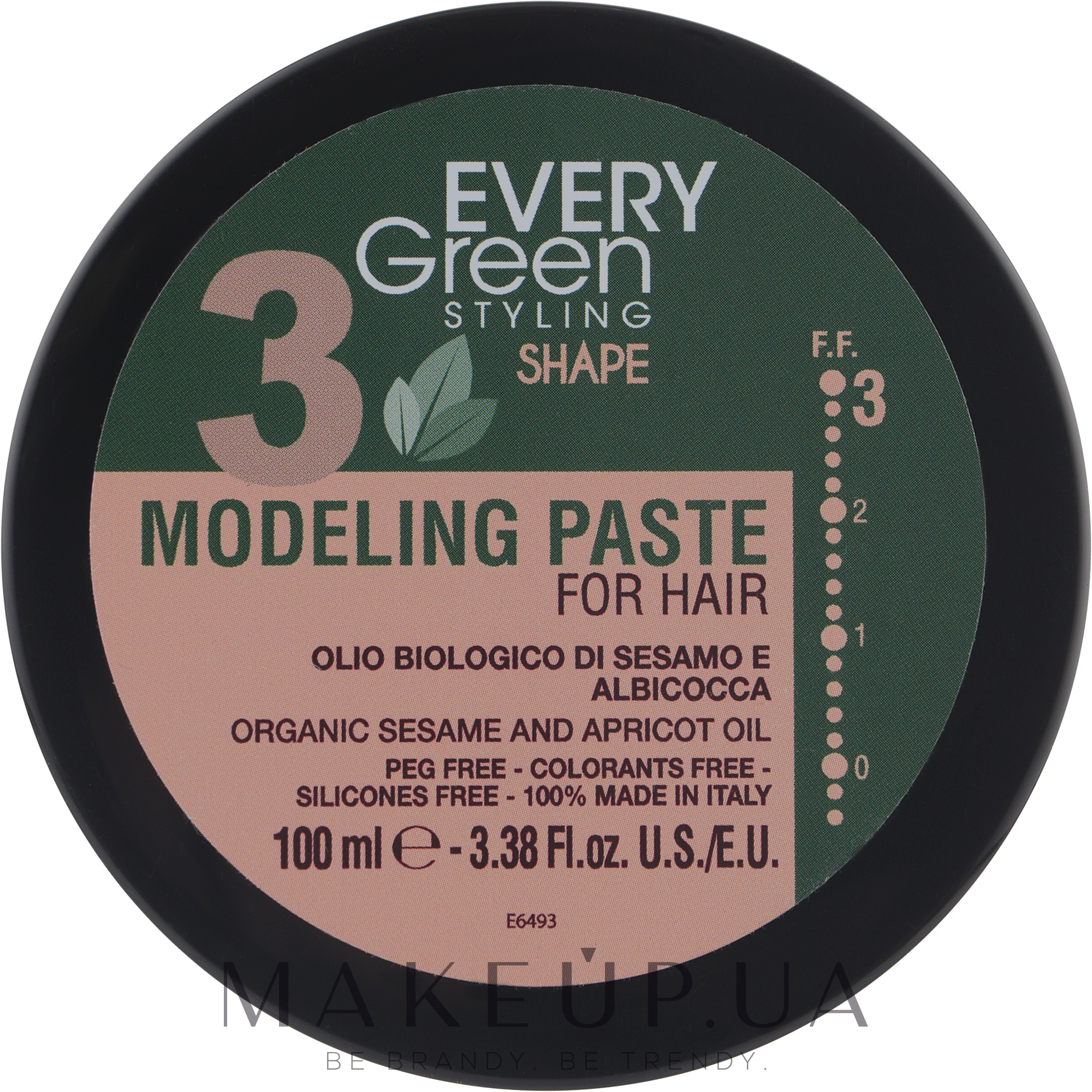 Моделирующая паста с натуральным эффектом - EveryGreen N.3 Modeling Paste — фото 100ml