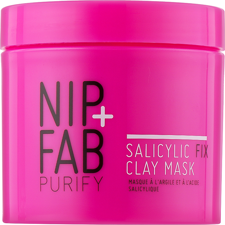 Маска для обличчя з глиною й саліциловою кислотою - NIP+FAB Salicylic Fix Clay Mask — фото N1