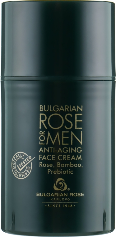 Антивіковий крем для чоловіків - Bulgarian Rose For Men Anti-Agin Face Cream — фото N1