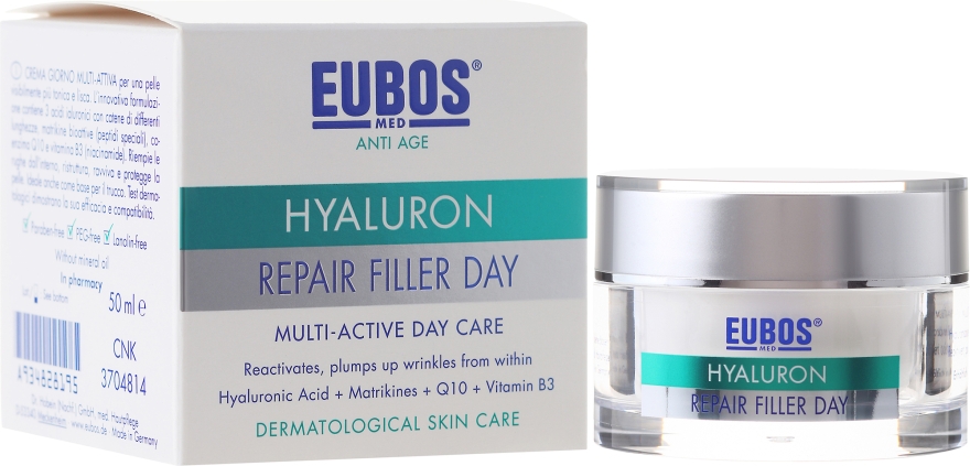 Eubos Med Anti Age Hyaluron Repair Filler Day Cream Dnevnoj Krem Dlya Lica Kupit Po Luchshej Cene V Ukraine Makeup Ua