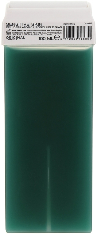 Воск жирорастворимый для чувствительной кожи в картридже, зеленый - Original Best Buy Epil Depilatory Liposoluble Wax — фото N1