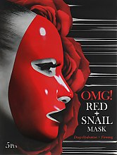 Парфумерія, косметика Перетворювальна маска для обличчя  - Double Dare OMG! Red + Snail Mask