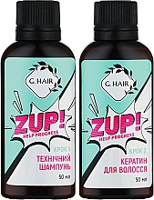 Кератинове виплямлення волосся на 1 процедуру - G.Hair Zup Ghair — фото N2