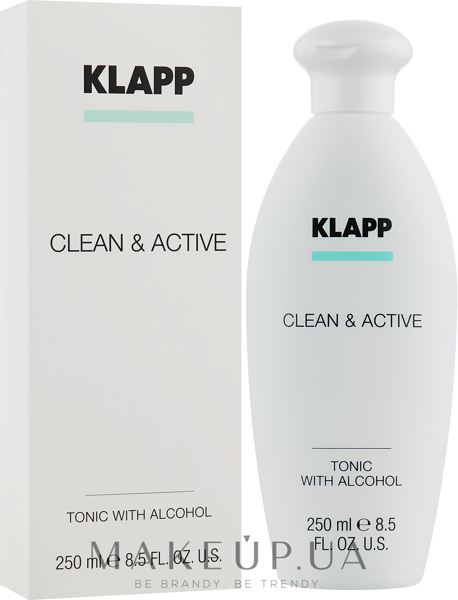 Тонік для обличчя - Klapp Clean & Active Tonic with Alcohol — фото 250ml