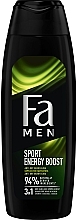 Гель для душу з ароматом гуарани і женшеню - Fa Men Sport Energy Boost — фото N1
