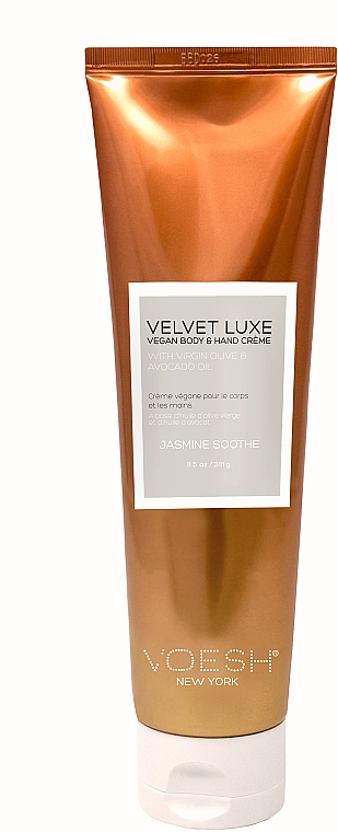 Смягчающий крем для тела и рук с жасмином - Voesh Velvet Luxe Jasmine Soothe Vegan Body&Hand Creme  — фото N2