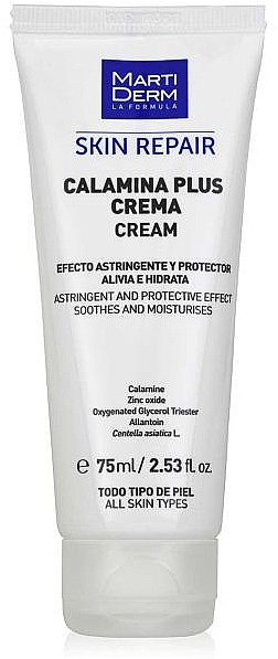 Восстанавливающий успокаивающий крем для лица - MartiDerm Skin Repair Calamina Plus Cream — фото N2
