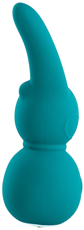 Вібратор у формі кролика, бірюзовий - Femme Funn Stubby 2 Massager — фото N2