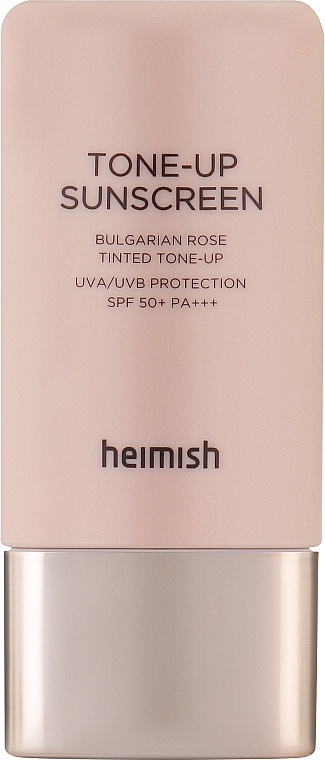 УЦІНКА Heimish Bulgarian Rose Tone-up Sunscreen SPF50+ - Heimish Bulgarian Rose Tone-up Sunscreen SPF50+* — фото N1