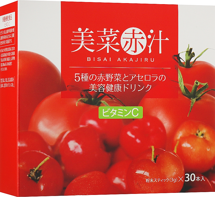 Натуральный витаминизированный напиток со вкусом ацеролы - Dr. Select Bisai Akajiru — фото N1