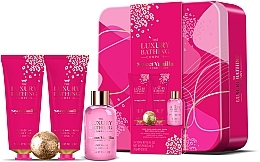 Набор - Grace Cole The Luxury Bathing Relax&Unwind Set (sh/gel/50 ml + b/cr/50 ml + h/cr/50 ml + bath/bomb/25 g)  — фото N1