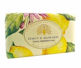 Мыло "Лимон и мандарин" - The English Soap Company Vintage Collection Lemon and Mandarin Soap — фото N1