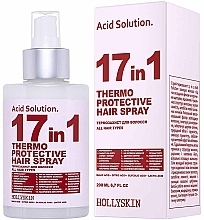 Спрей-термозахист для волосся 17 в 1 - Hollyskin Acid Solution 17 In 1 Thermo Protective Hair Spray — фото N1