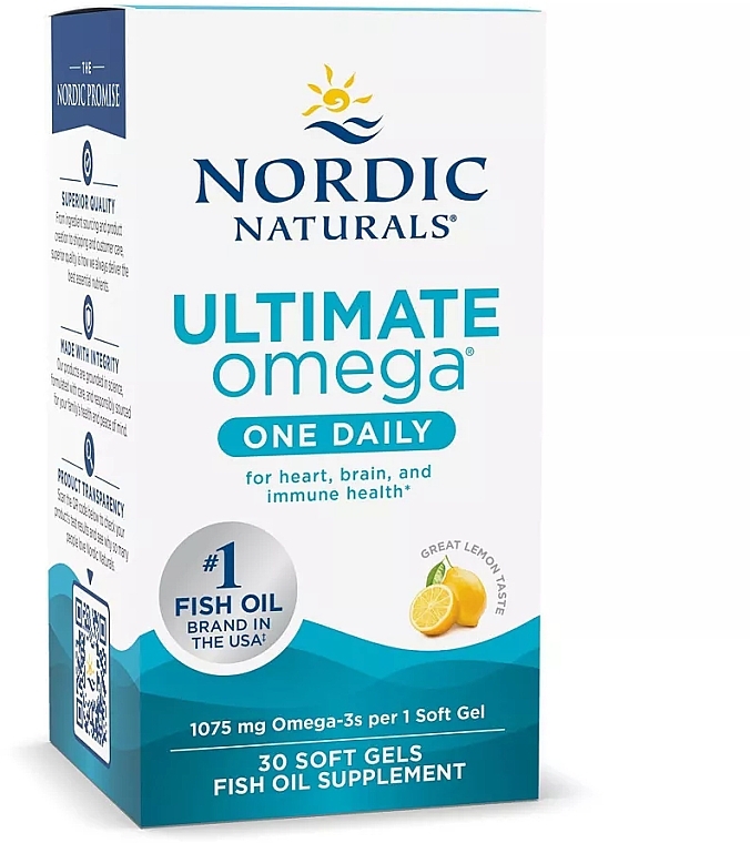 Харчова добавка "Омега", 1075 мг - Nordic Naturals Ultimate Omega One Daily — фото N1