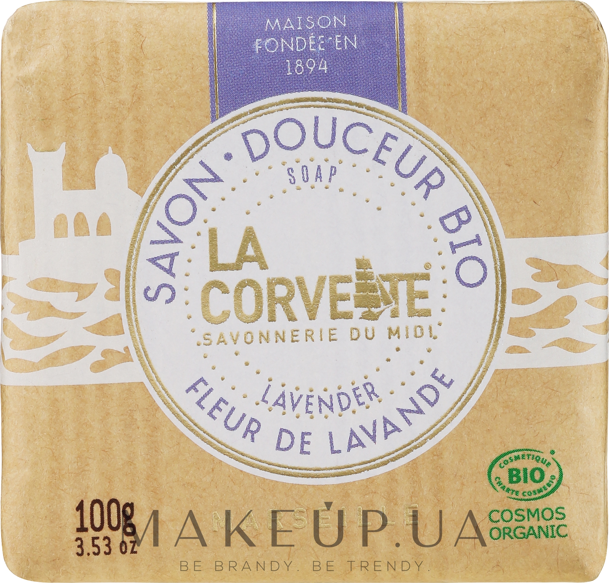 Органическое мыло "Лаванда" - La Corvette Lavender Soap — фото 100g