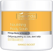 Живильний пілінг для тіла, рук і ніг - Bielenda Professional Mango Boost Nourishing Body Scrub — фото N1