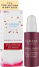 Масляная сыворотка для лица от морщин - Lumene Nordic Bloom Vitality Anti-Wrinkle & Revitalize Oil Serum — фото N2