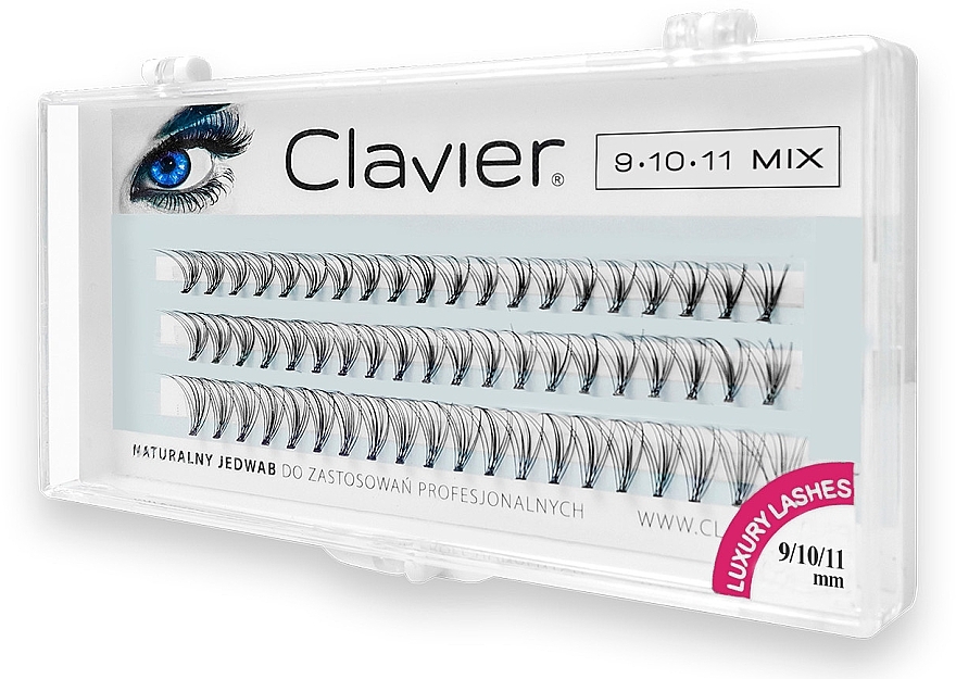 Накладные ресницы, 9, 10, 11 мм - Clavier Classic Mix — фото N1