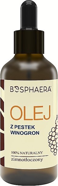 Косметична олія виноградних кісточок - Bosphaera Grape Seed Oil — фото N1
