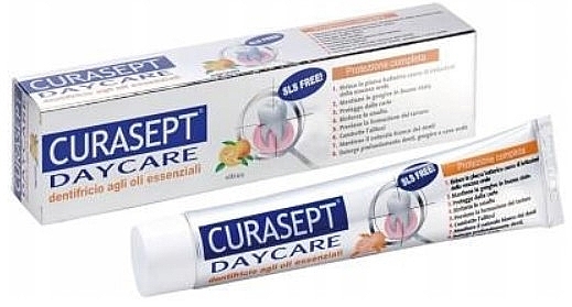 Зубна паста "Цитрус" - Curaprox Curasept Daycare Citrus Toothpaste with Essentials Oils — фото N2
