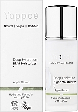 Нічний зволожувальний крем для обличчя - Yappco Deep Hydration Moisturizer Night Cream — фото N2