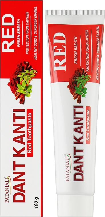 Зубная паста "Ред" - Patanjali Dant Kanti Red Toothpaste — фото N2