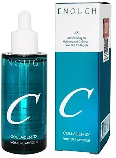 Ампульная сыворотка для лица с коллагеном - Enough Collagen 3x Moisture Ampoule — фото N1
