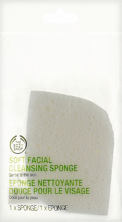 Мягкий очищающий спонж для лица - The Body Shop Soft Facial Cleansing Sponge — фото N1