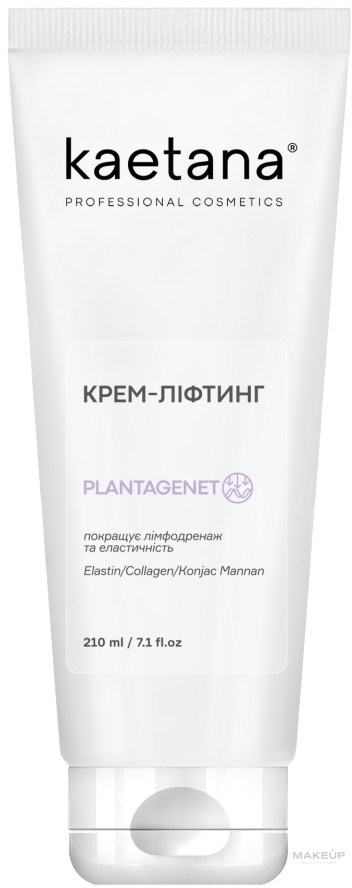 Крем-ліфтинг з гідролізатом еластину та колагену - Kaetana Plantagenet — фото 210ml