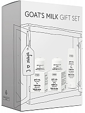 Набор - Ziaja Goat Milk Gift Set (d/cr/50ml + n/cr/50ml + h/cr/80ml) — фото N1