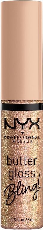 Увлажняющий блеск для губ - NYX Professional Makeup Butter Gloss Bling — фото N1