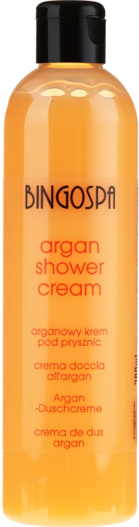 Аргановий крем з персиком для душу - BingoSpa Argan Oil Shower Cream With Peach — фото N2